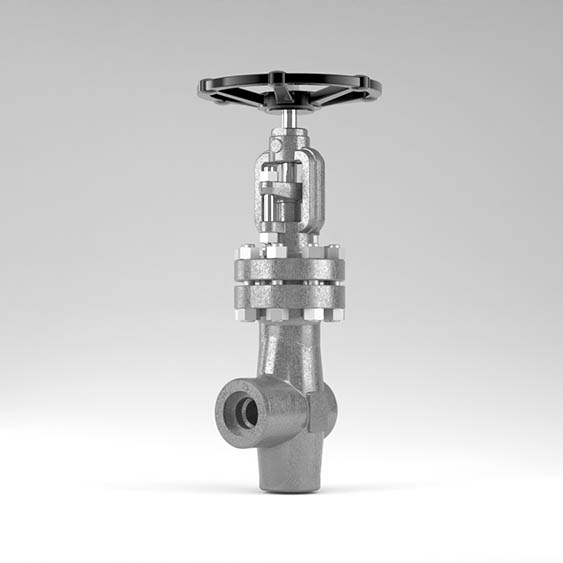 Angle body GLOBE VALVES – 800/4500 – Bolted bonnet – SW/NPT/BW